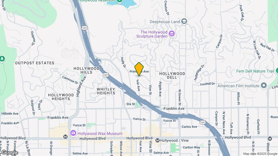 2078 Ivar Ave, Unit Lower Map and Location Details