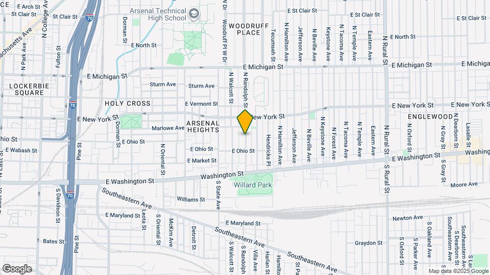 228 N Randolph St Map and Location Details