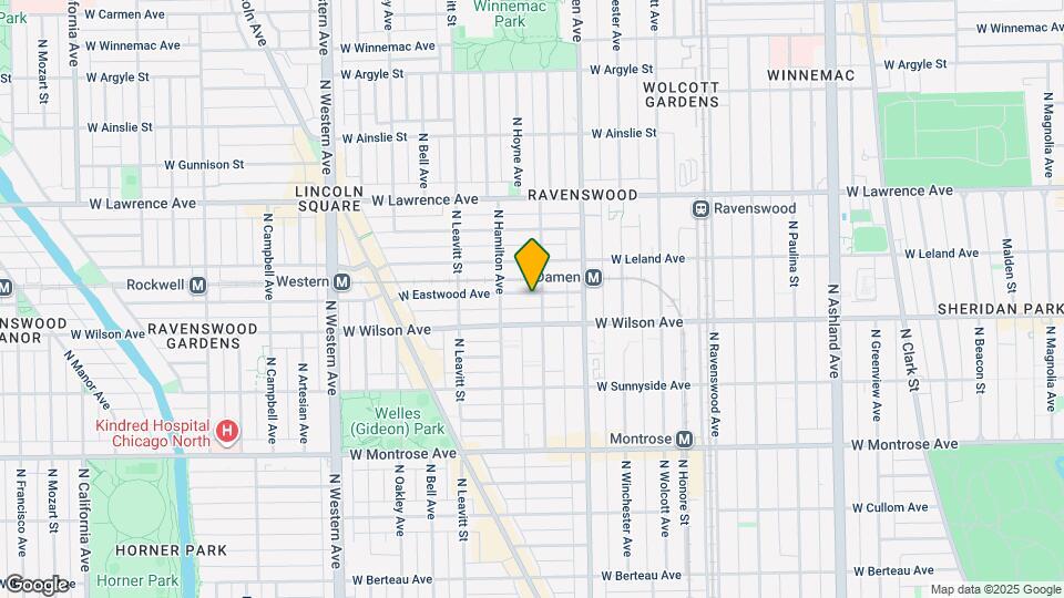 2105 W Eastwood Ave, Unit G Map and Location Details