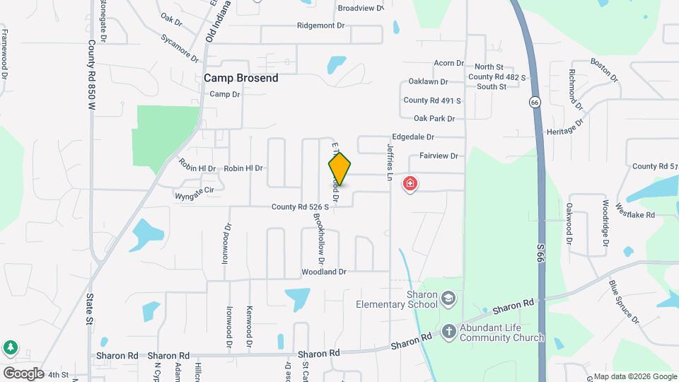 5200 E Timberwood Dr Map and Location Details
