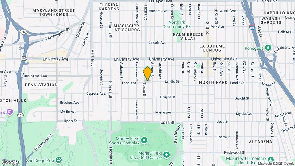 2426 Landis St Mapa y Detalles de la Ubicación
