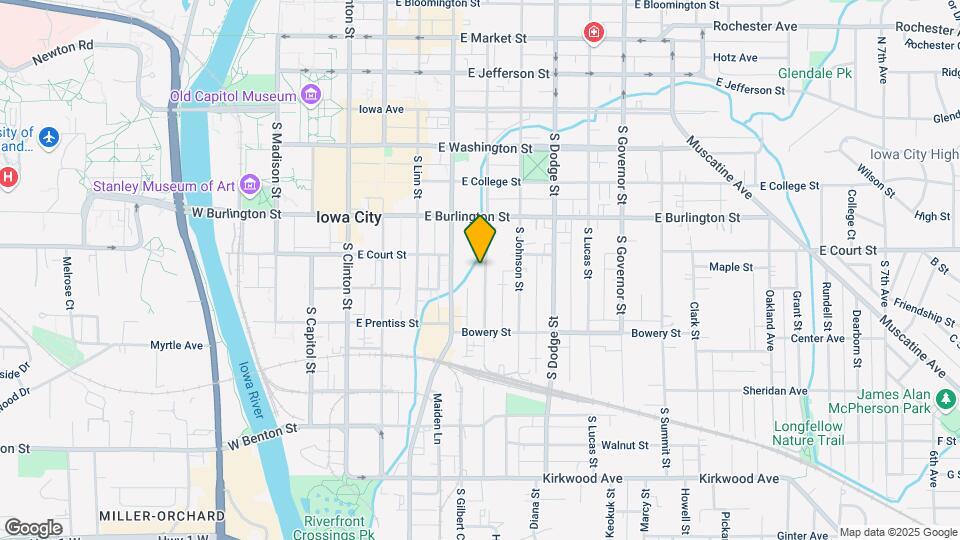 429 S Van Buren St Mapa y Detalles de la Ubicación