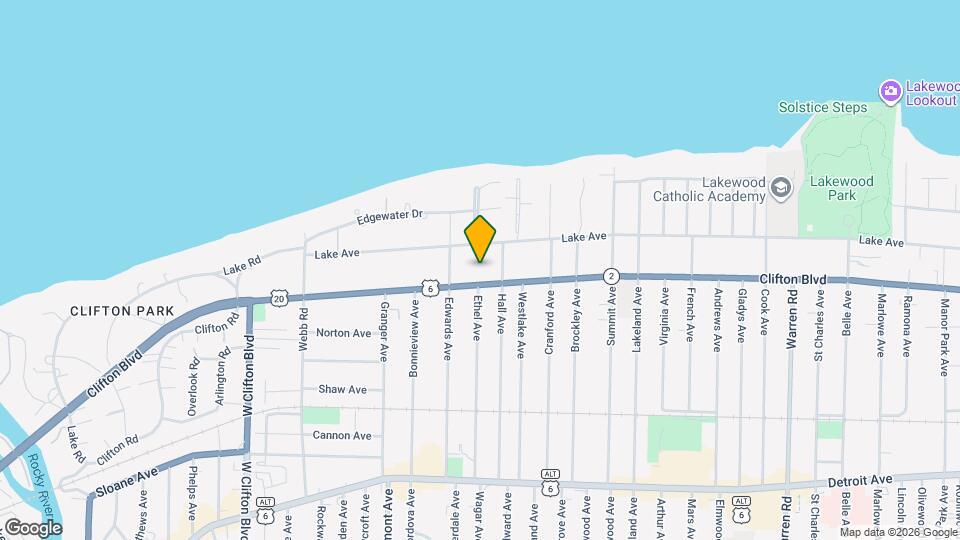 16522 Clifton Blvd Map and Location Details