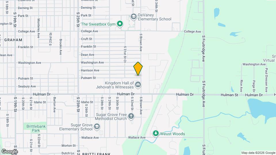 3218 Putnam St Map and Location Details