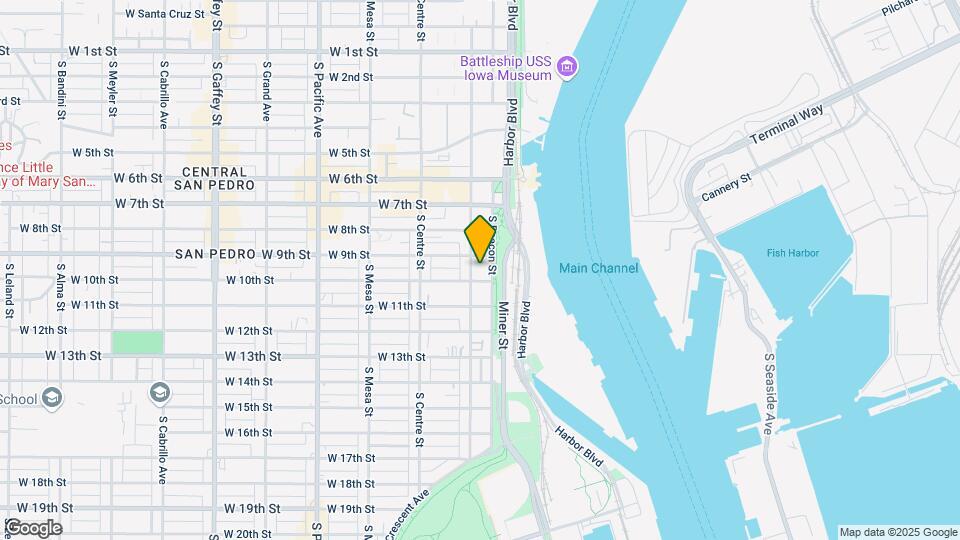 921 S Beacon St Map and Location Details