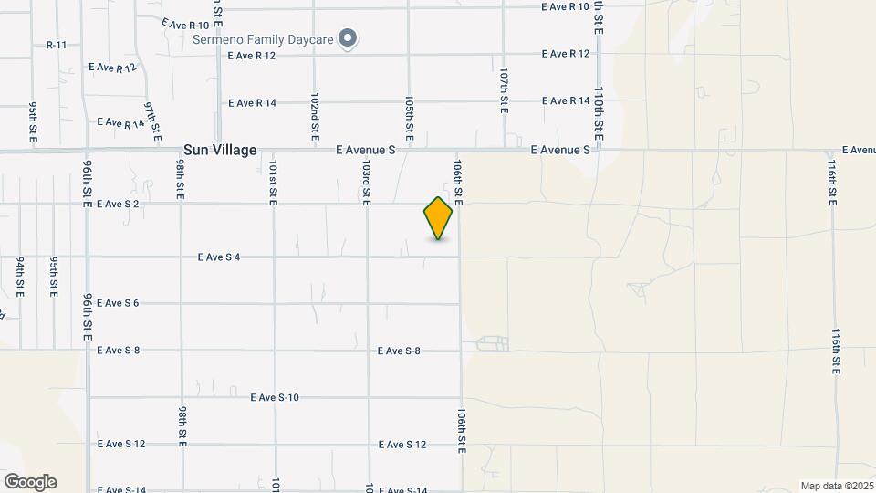 10535 E Ave S 4 Mapa y Detalles de la Ubicación