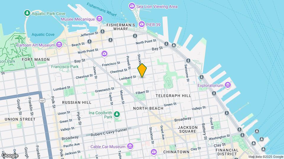 1847 Stockton St Map and Location Details