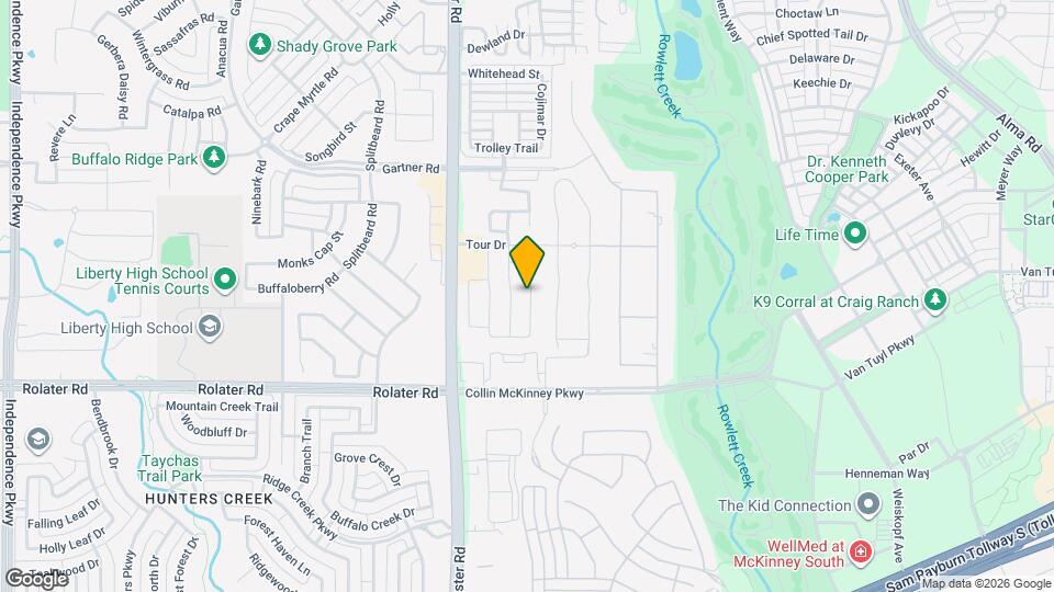 6112 Eldridge Ln Map and Location Details