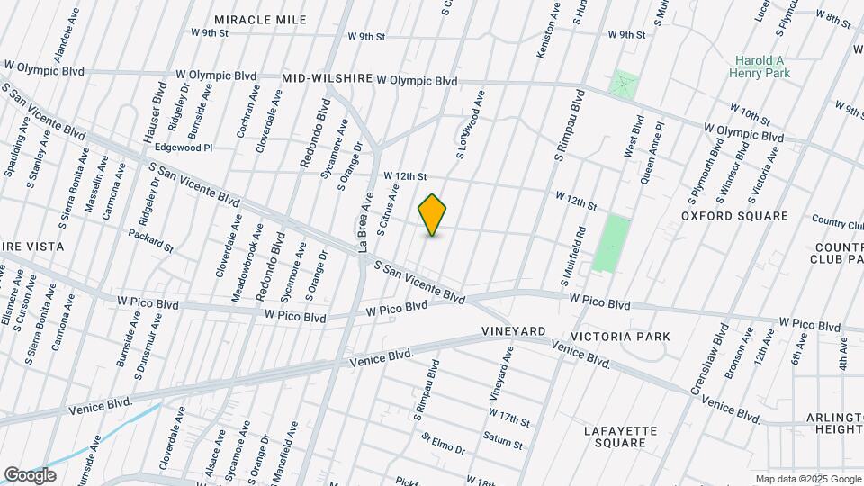 1318 S Longwood Ave Map and Location Details