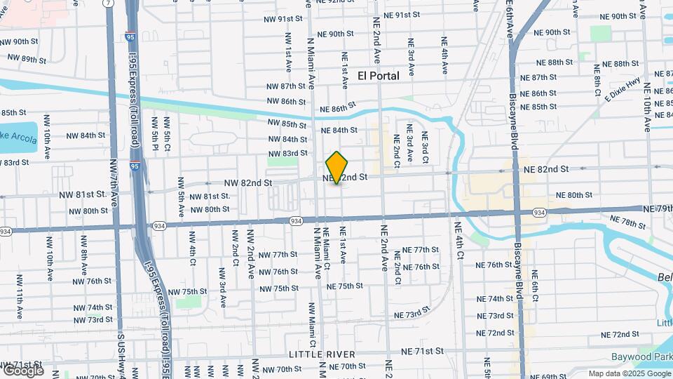 8100 NE 1st Ave Map and Location Details