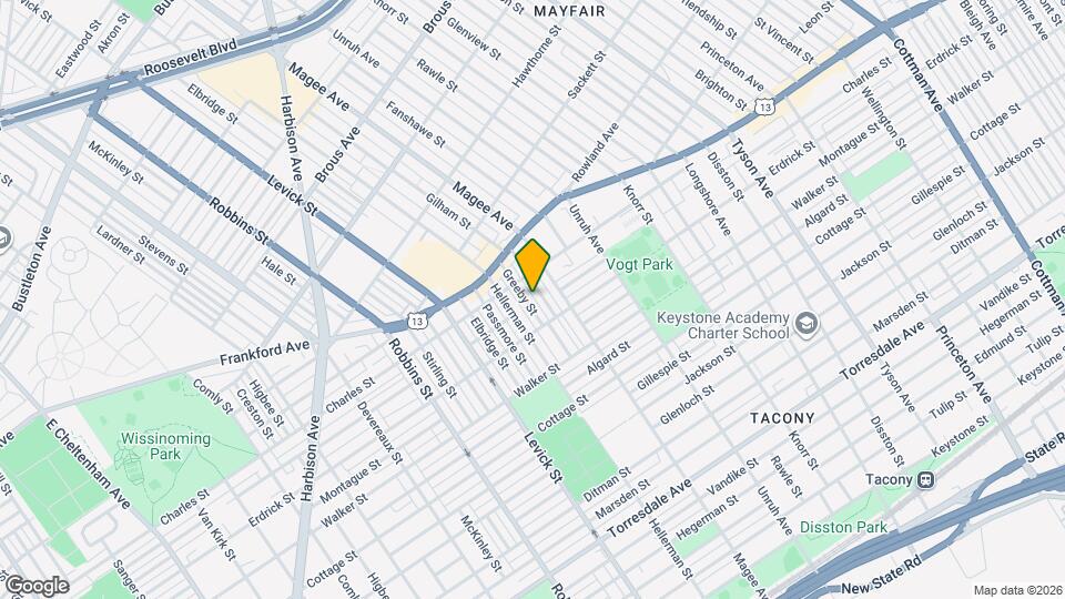 4129 Greeby St Map and Location Details