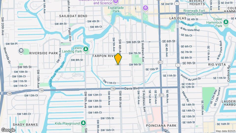 404 SW 9th St Map and Location Details