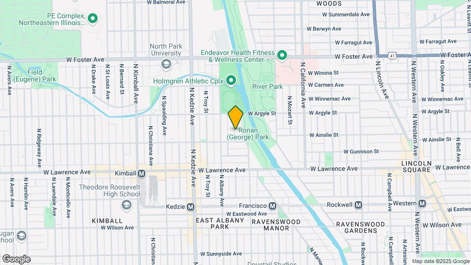 4933 N Whipple St, Unit 1S Map and Location Details