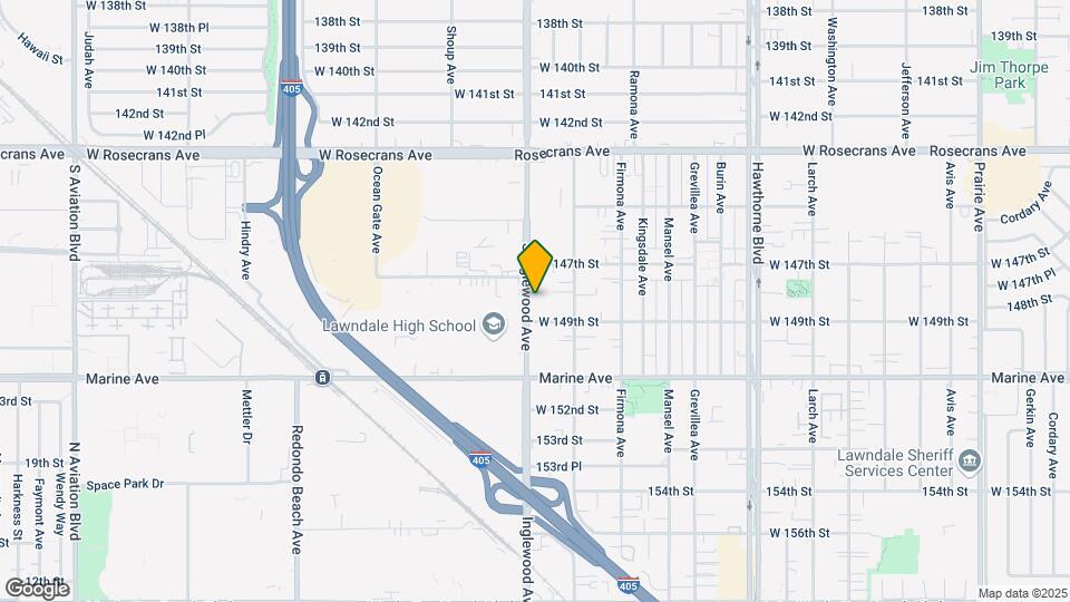 14808 Inglewood Ave Mapa y Detalles de la Ubicación