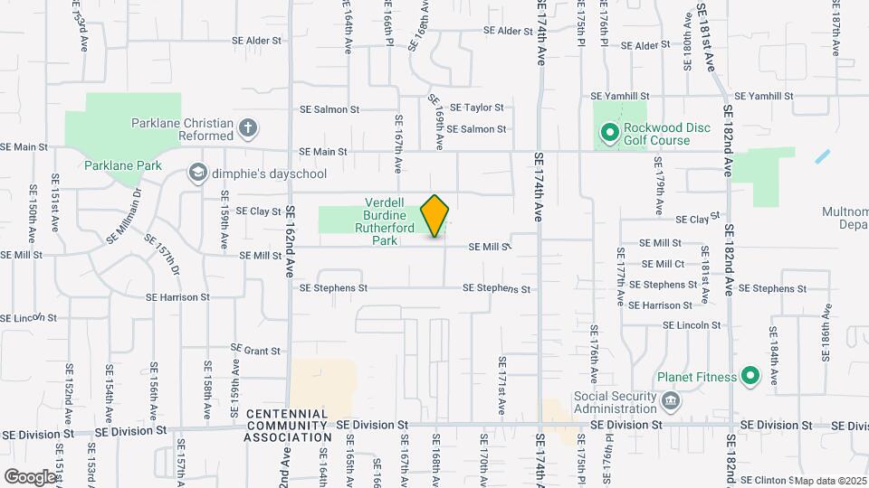 16823 SE Mill St Map and Location Details