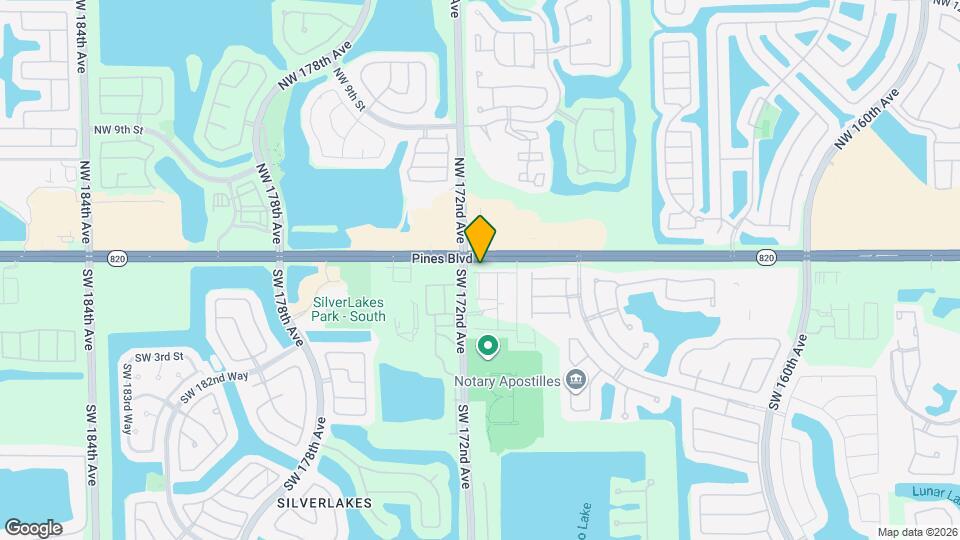 17173 SW 1st St Map and Location Details