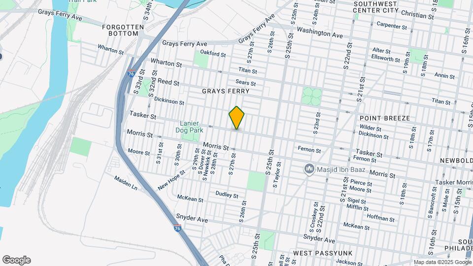 1600 S LeCount St Map and Location Details