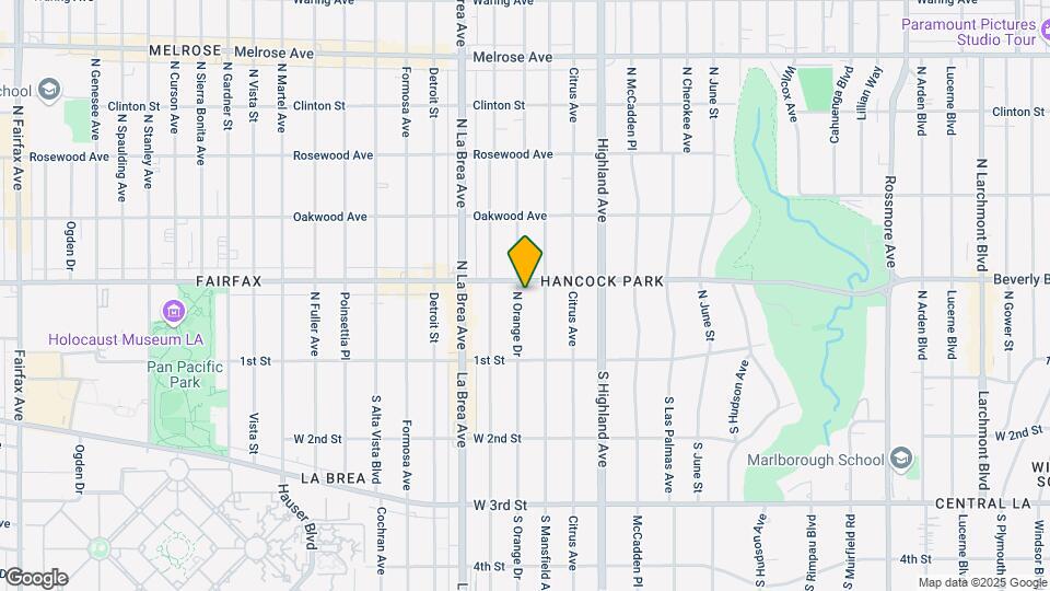 170 N Orange Dr Map and Location Details