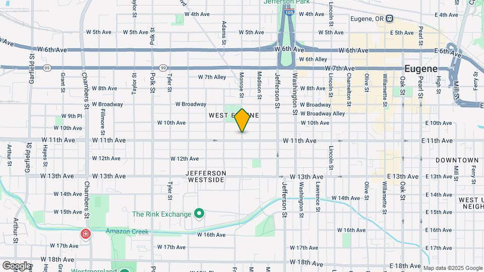 1075 Monroe St Map and Location Details