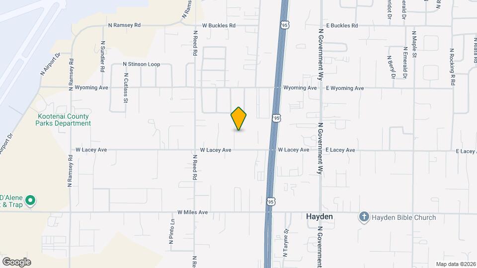10892 N Krest Ct Map and Location Details