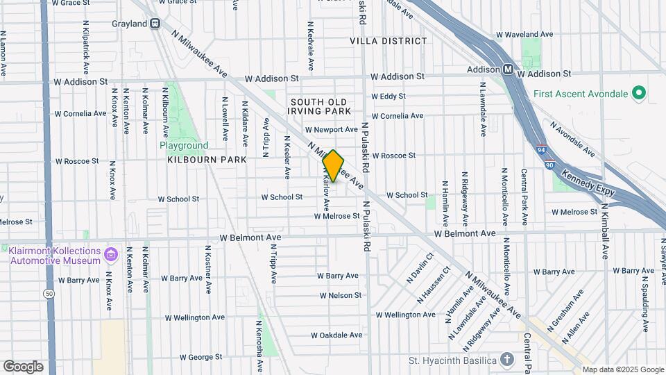 3313 N Karlov Ave Map and Location Details