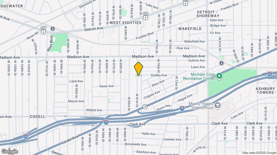 2083 W 81st St, Unit Down Map and Location Details