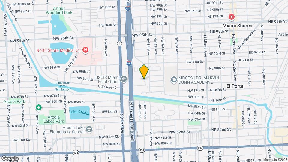 529 NW 88th St Map and Location Details
