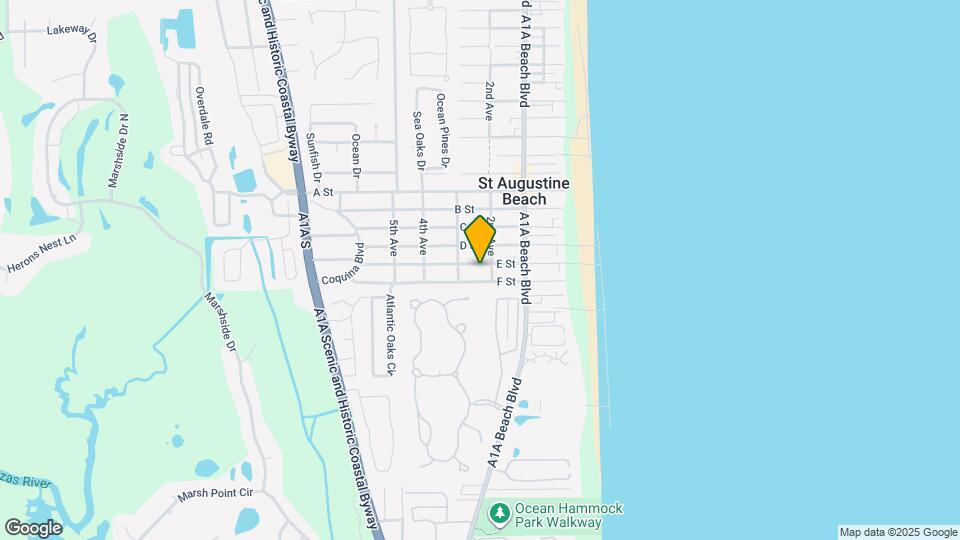 203 E St Map and Location Details