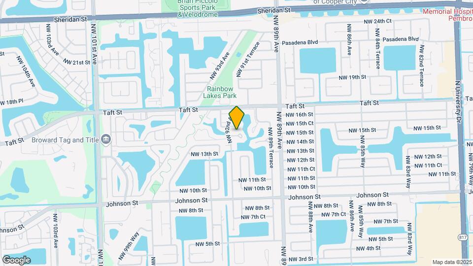 1451 NW 92nd Ave Map and Location Details