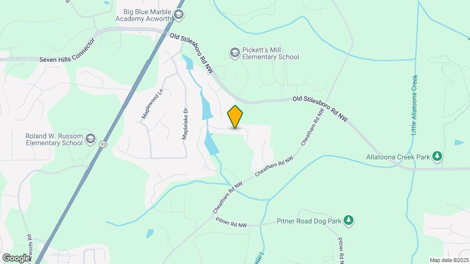 6308 Cheatham Lake Dr NW Mapa y Detalles de la Ubicación