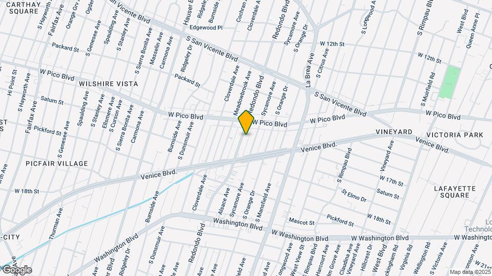1440 S Redondo Blvd Map and Location Details