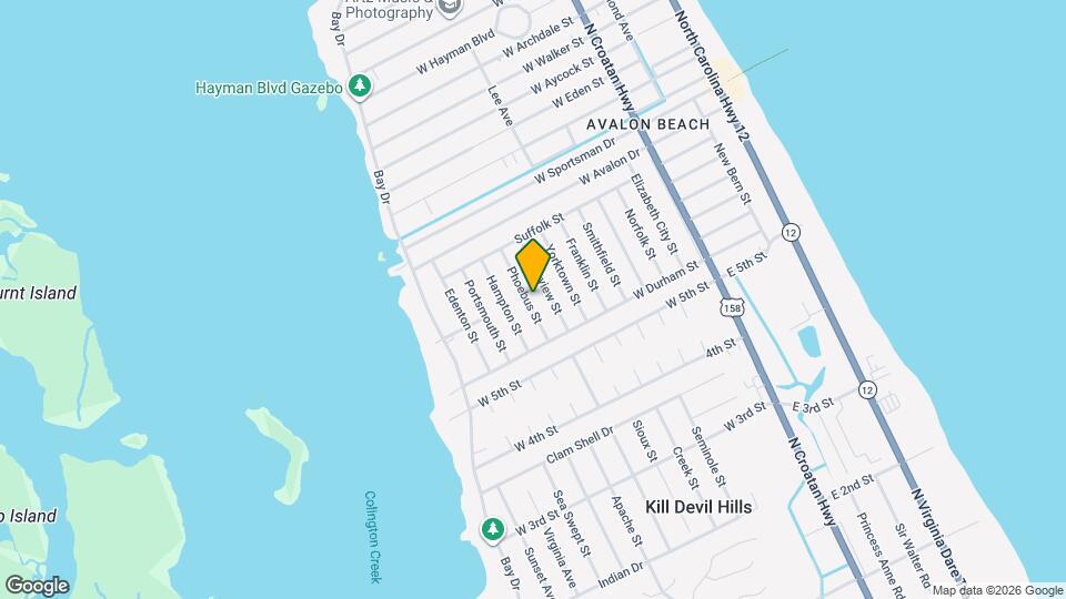 2019 Phoebus St Mapa y Detalles de la Ubicación