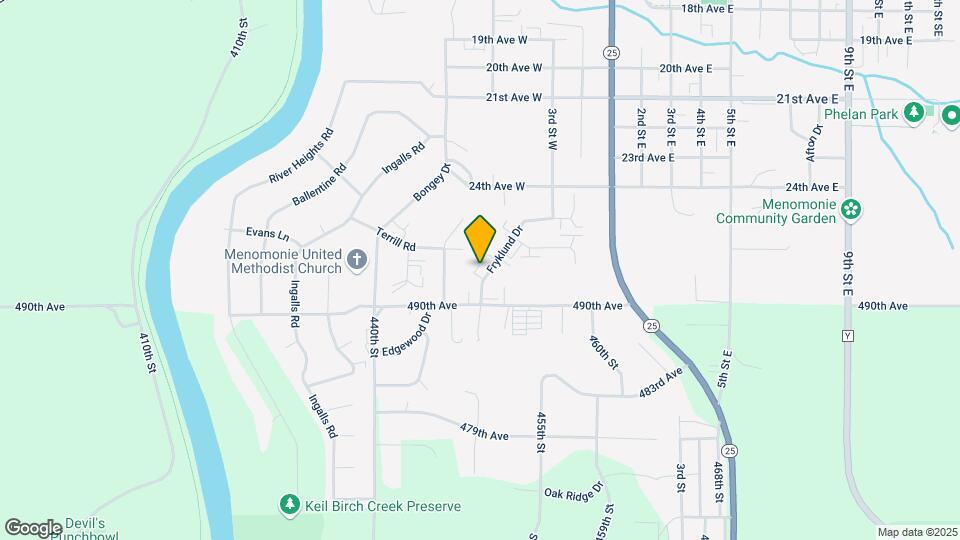 2621 Fryklund Dr SW Map and Location Details