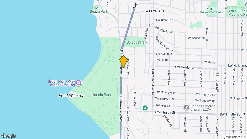 7722 Fauntleroy Wy SW Map and Location Details