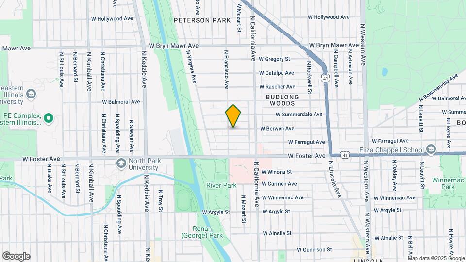 2851 W Berwyn Ave, Unit 2nd Floor Map and Location Details