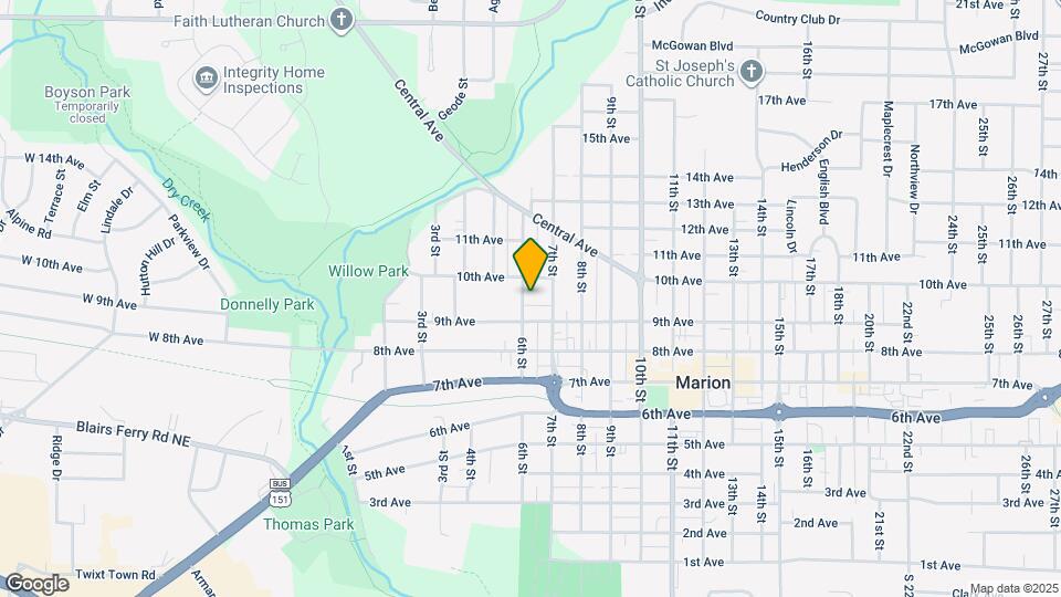 943 6th St Map and Location Details