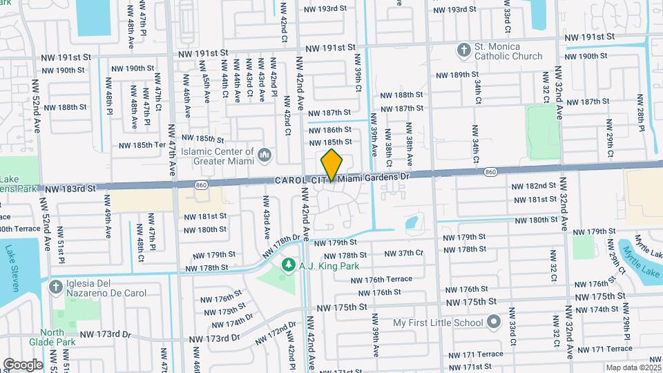 18224 NW 40th Pl Map and Location Details