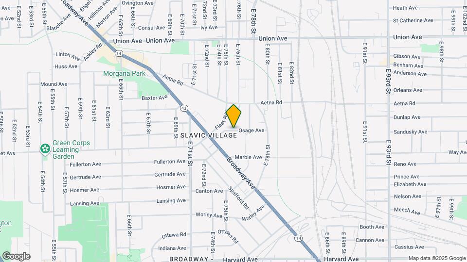 7523 Osage Ave Map and Location Details