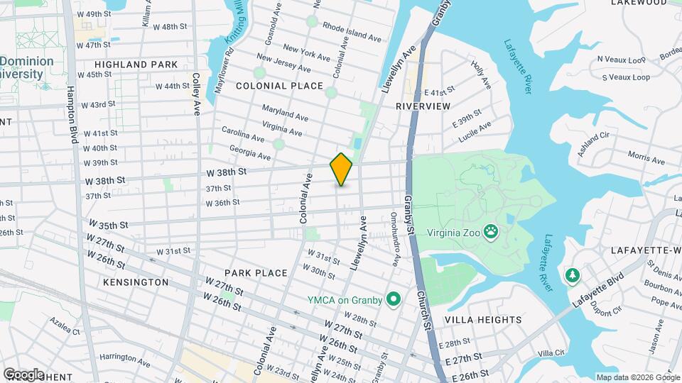 324 W 36th St Map and Location Details