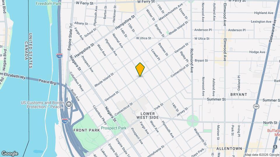 241 Vermont St, Unit Lower Map and Location Details