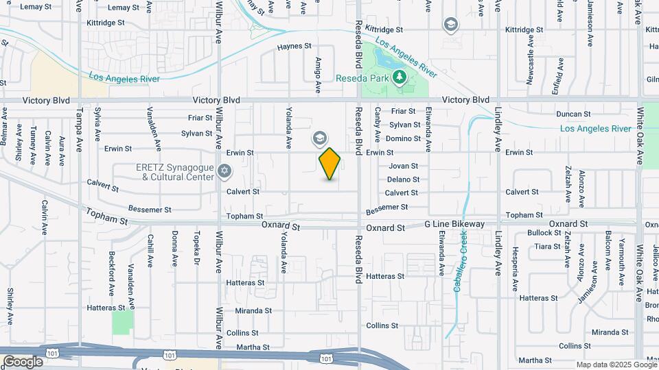 18549 Calvert St Map and Location Details