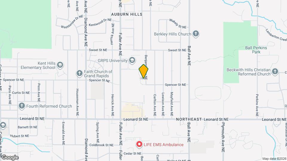 1413 Benjamin Ave NE Mapa y Detalles de la Ubicación