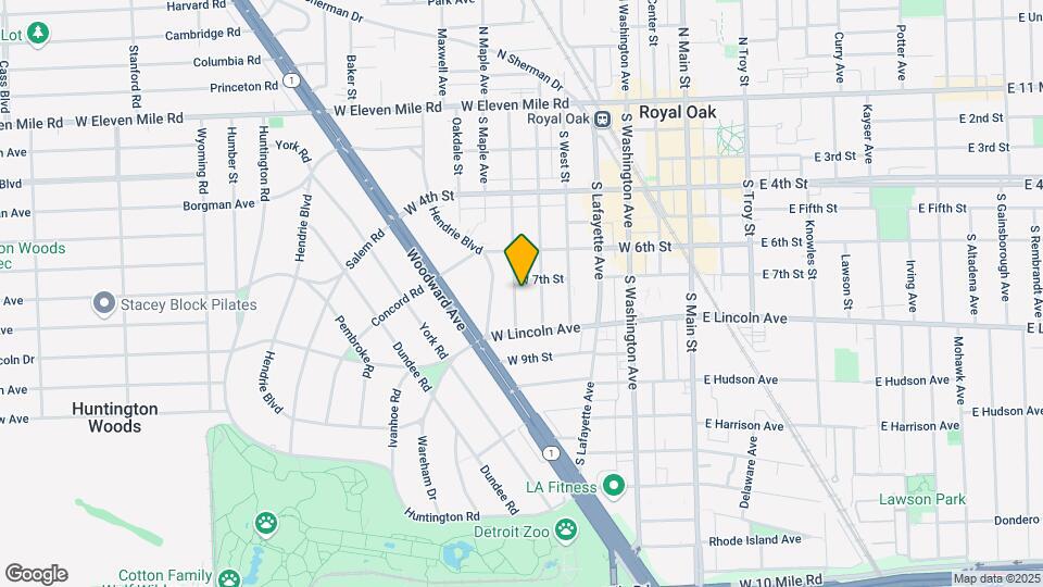 713 S Pleasant St Map and Location Details