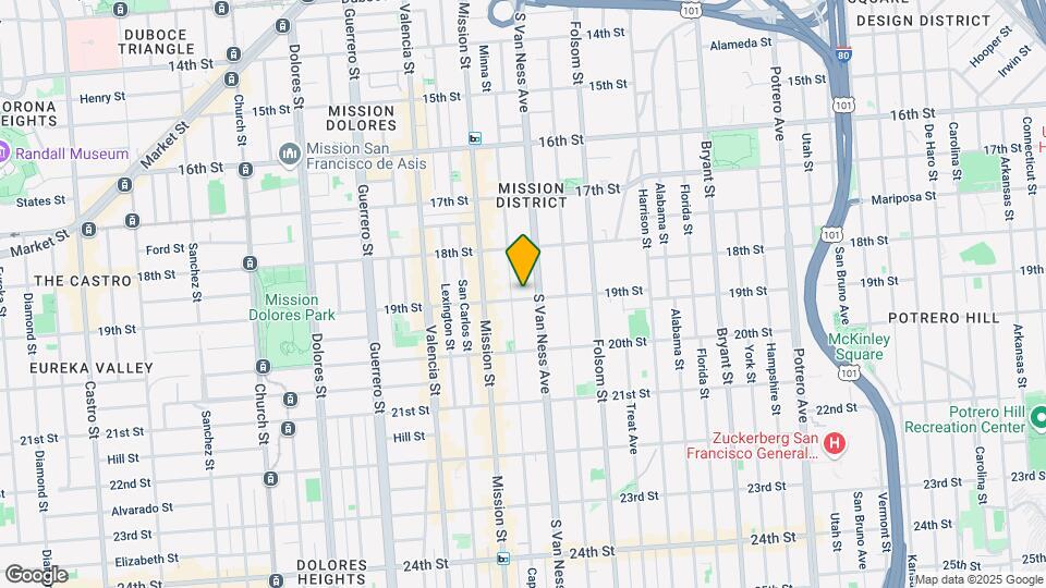 3330 19th St Map and Location Details