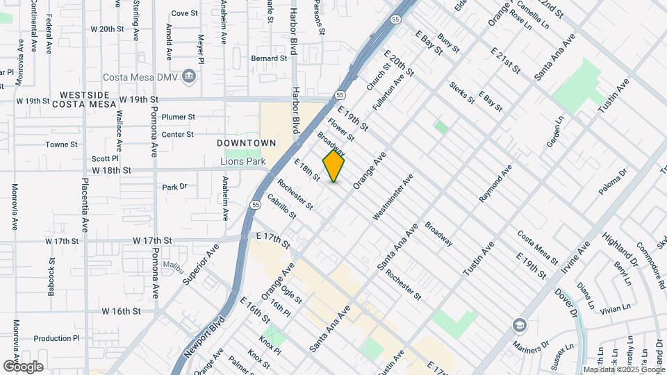 178 E 18th St Map and Location Details