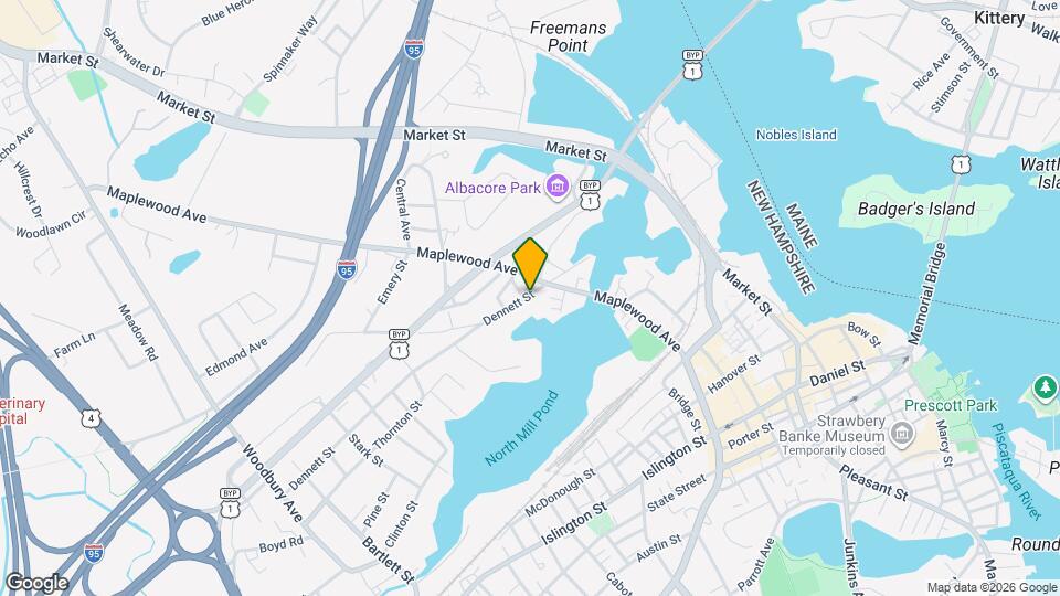 44 Dennett St Map and Location Details