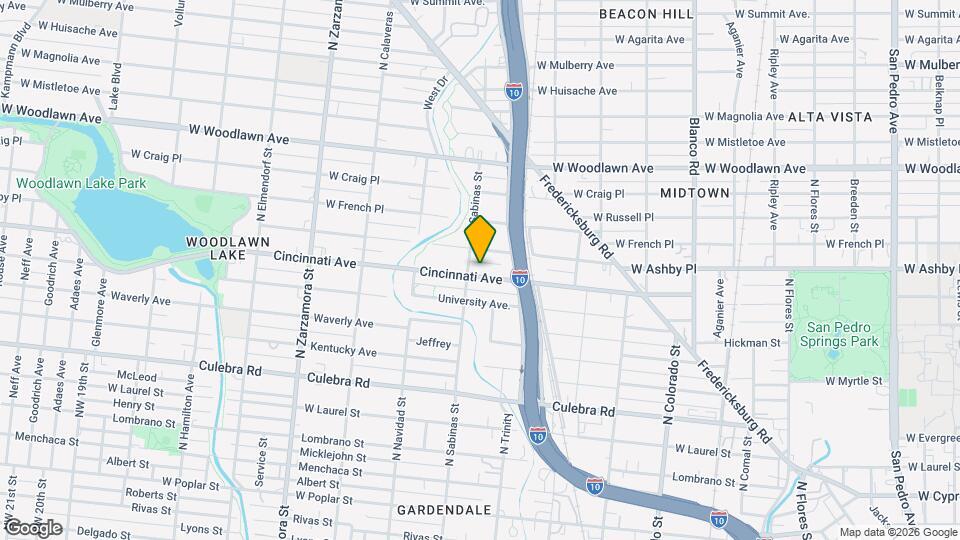 551 Cincinnati Ave Map and Location Details