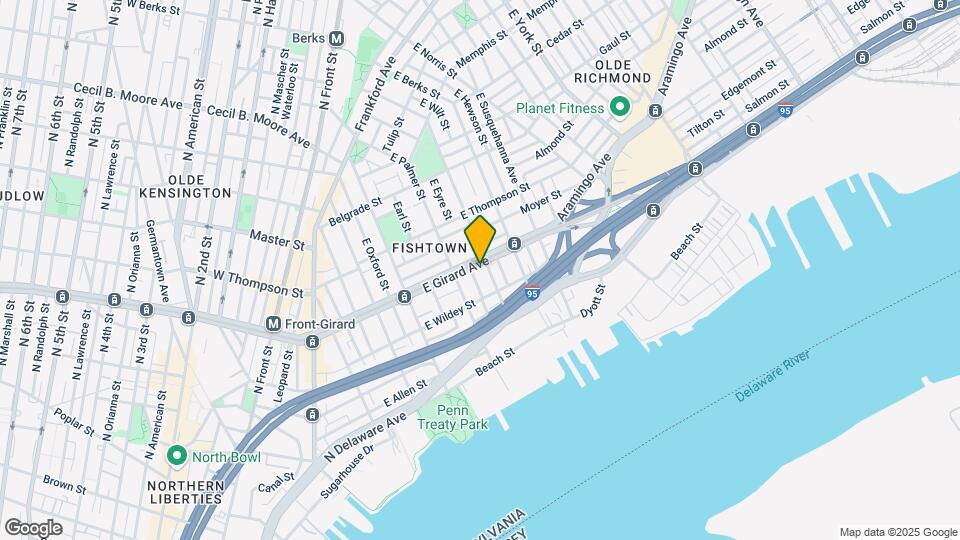 534 E Girard Ave, Unit 5 Mapa y Detalles de la Ubicación