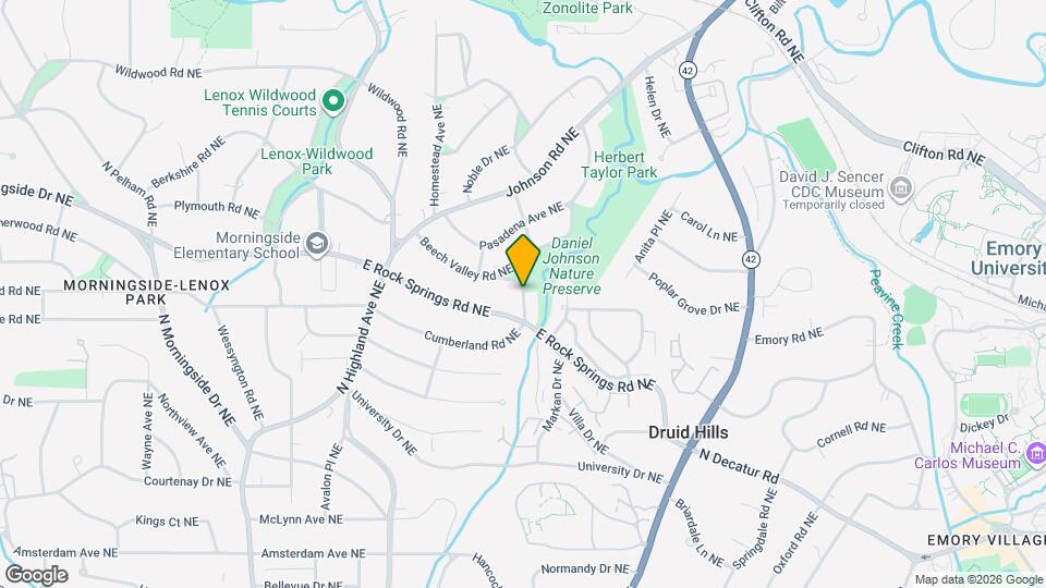 1538 Beech Valley Way NE Map and Location Details