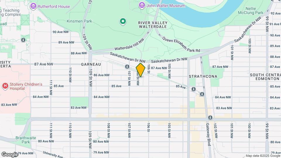 8521 106A St NW Map and Location Details